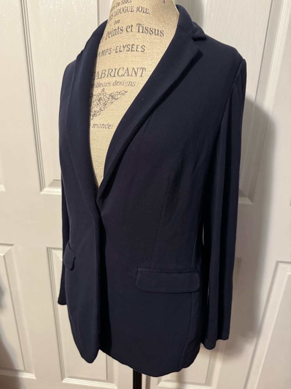 Philosophy Medium Navy Single-Button Blazer Jacket